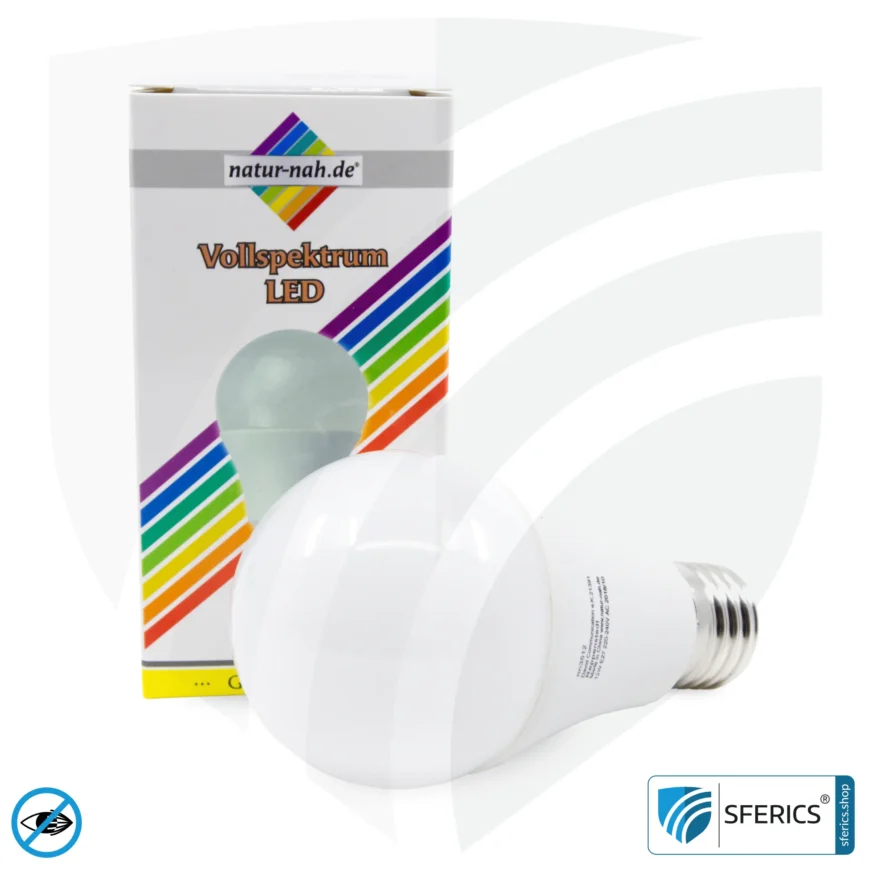 11 watt LED full spectrum 3step | dimming without dimmer: bright like 100 watts (100%), 50% or 15%, 1000 lumens | CRI 95 | flickerfree | daylight | E27 | business quality