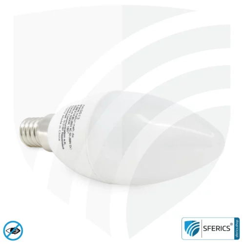 4,5 watt LED full spectrum candle | bright like 45 watts, 350 lumens | CRI 95 | flickerfree | daylight | E14 | business quality