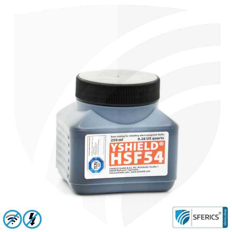 Sample set RF shielding paints | Protection against electrosmog EMF with 250 mL filling quantity each | Perfect for material tests in practice before purchase | HSF54