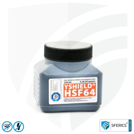Sample set RF shielding paints | Protection against electrosmog EMF with 250 mL filling quantity each | Perfect for material tests in practice before purchase | HSF64