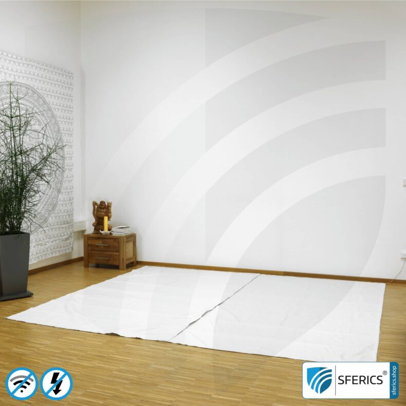 Shielding floor mat | HF shielding attenuation against electrosmog up to 42 dB | groundable NF | Effective against 5G!