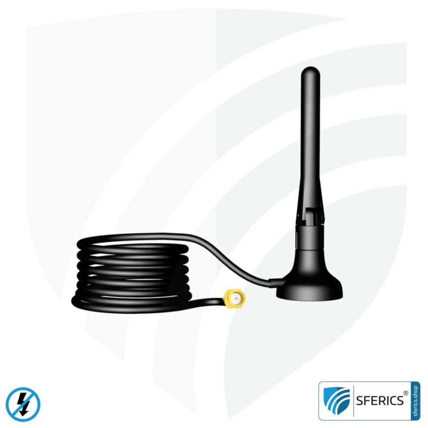 Antenna ANT-NA16 | external antenna for fuse box repeater RP-NA16-KA | master switch set-up | building biology safe wireless technology according to EnOcean standard