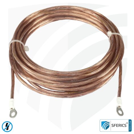 Grounding cable | ring eyelets with 4mm diameter | high-quality electrical connection of grounding components GL500