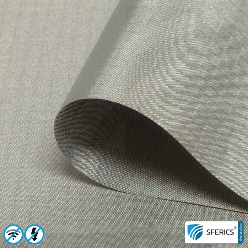 Shielding netting (mesh) HNG100 | RF screening attenuation against electrosmog up to 98 dB | For laying. 90 cm width. Effective against 5G!