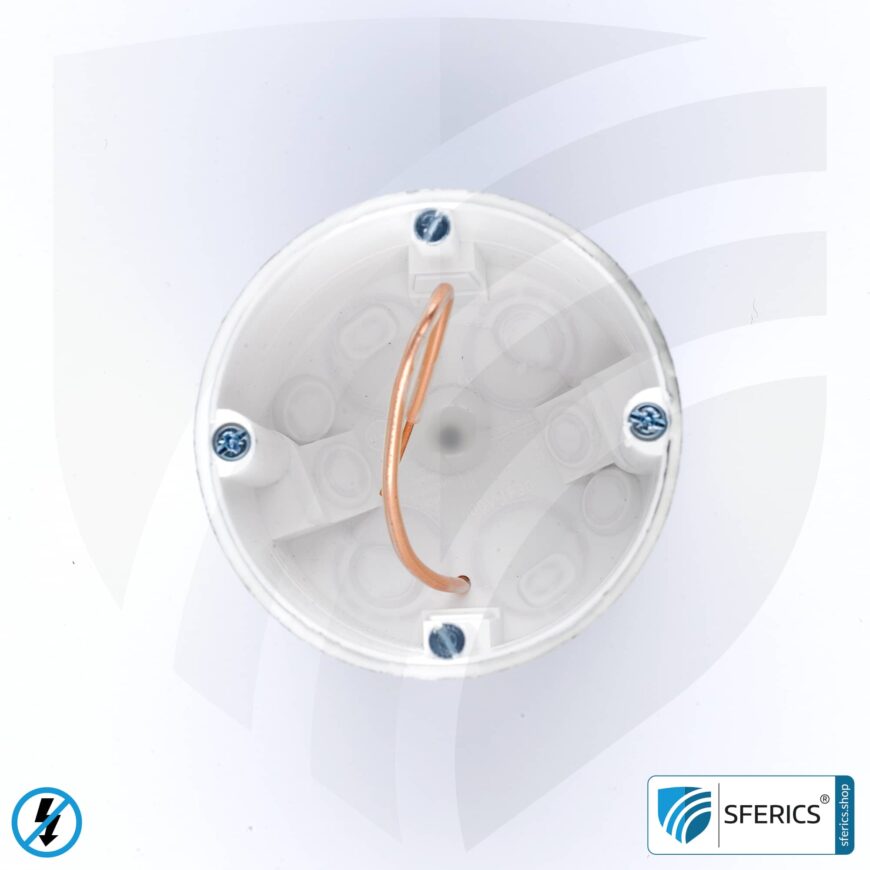 Shielded cavity wall box, deep | 59 mm | installation box in drywall, as a junction box or switch box | halogen free