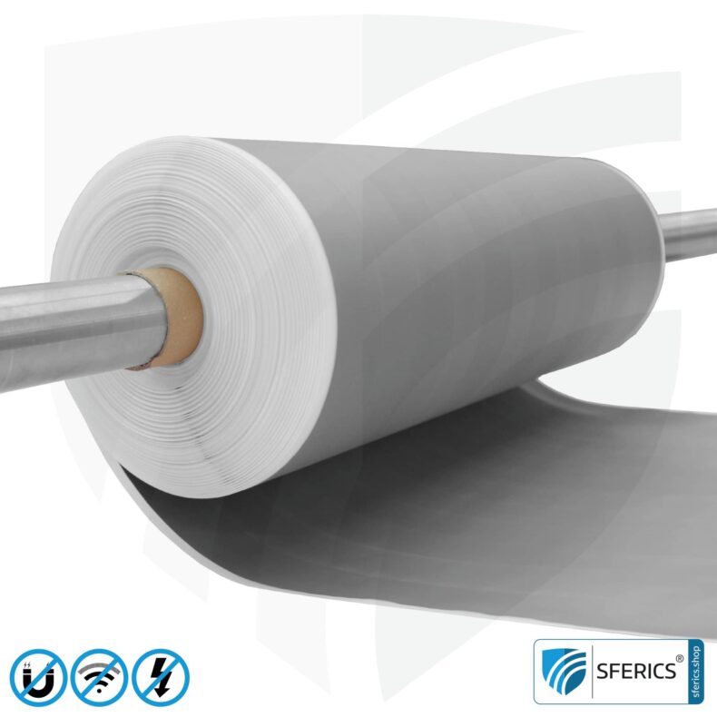 Magnetic field shielding film MCL61 | Screening attentuation magnetic alternating fields up to 30 dB and RF electrosmog up to 70 dB | Effective against 5G!