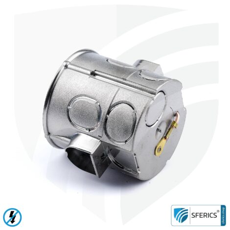 Shielded in-wall box, deep | 61mm depth | flush-mounted installation box, as junction box or switch box