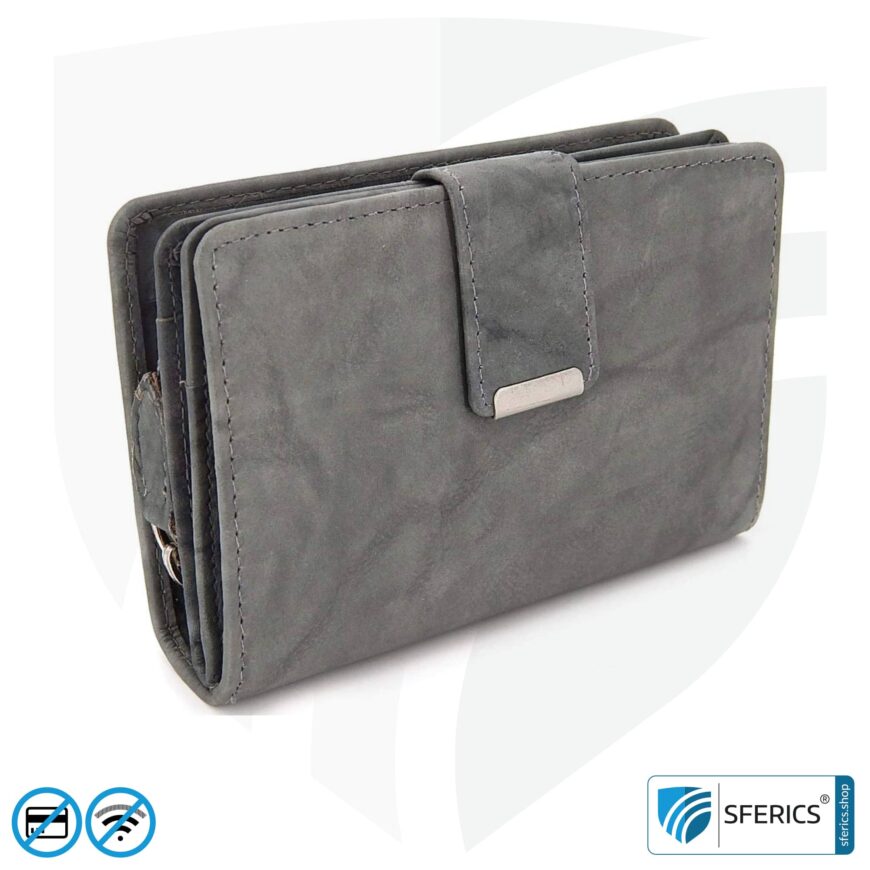 Wallet with Anti RFID NFC data protection | modern wallet for EC cards, credit cards, ID cards, ... | cool designs for men and women
