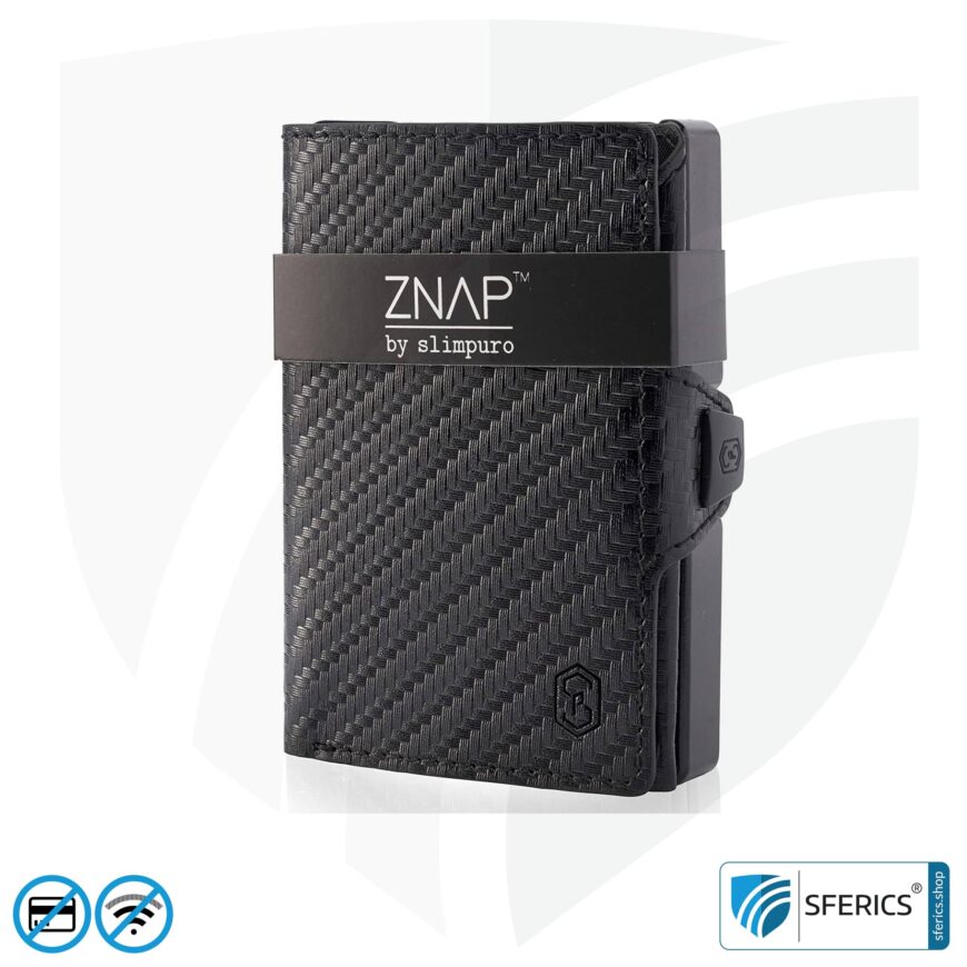 Wallet with Anti RFID NFC data protection | modern wallet for EC cards, credit cards, ID cards, ... | cool designs for men and women