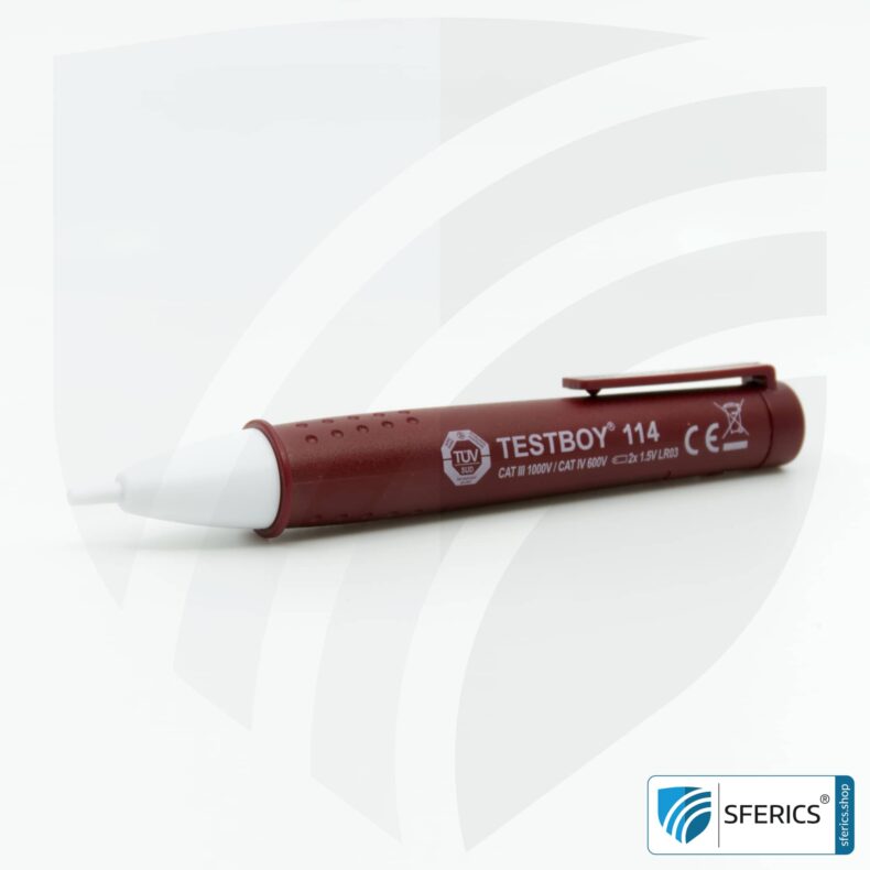 TEST BOY 114 | contactless voltage tester for the detection of electrical cable breaks | measurement from 12 volts AC low voltage