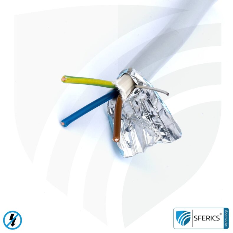 (N)HXMH(St)-J 3x 1.5 mm² shielded installation cable | halogen-free | plasticizer-free | electric cable for shielding alternating electrical fields LF
