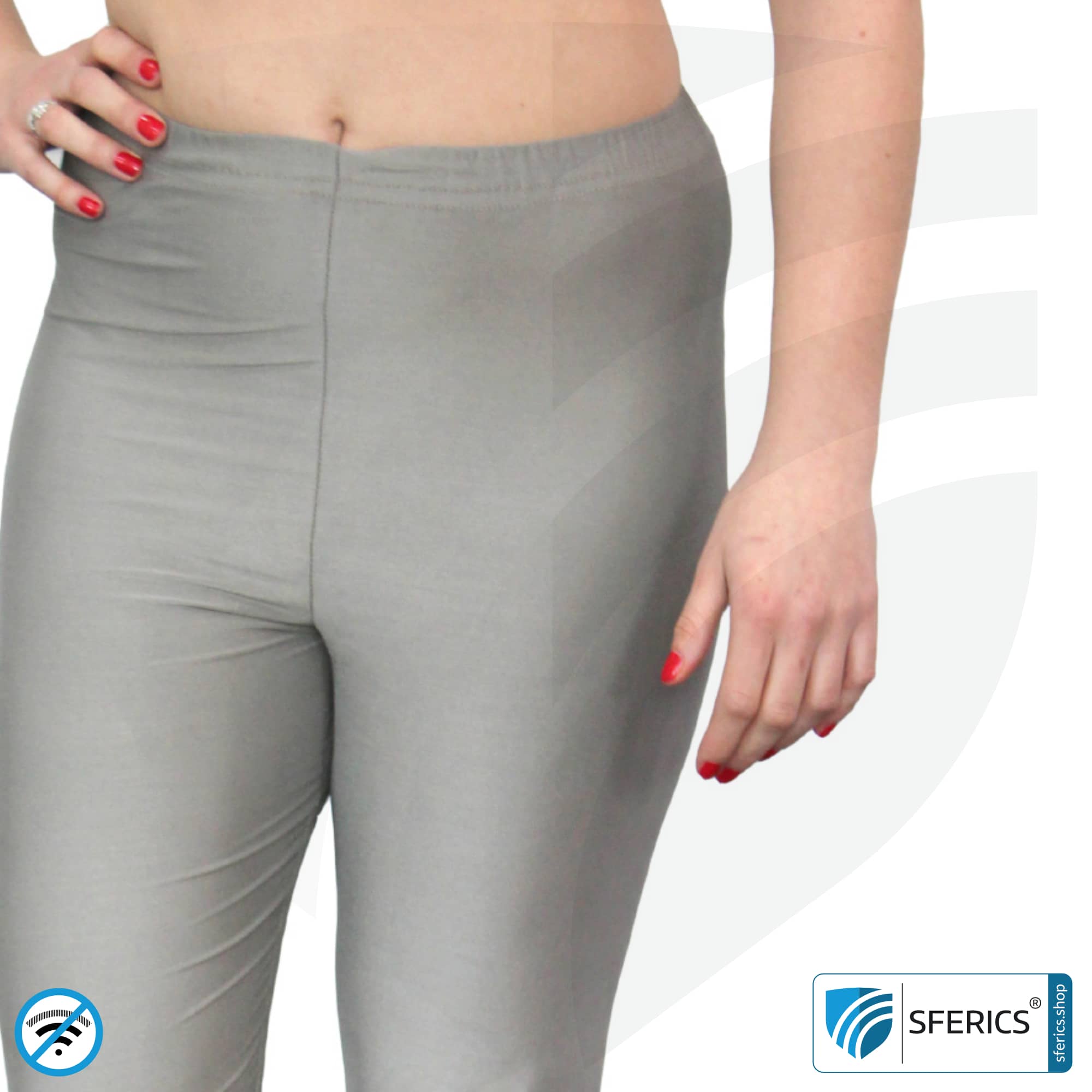 Shielding underpants, long | protection up to 50 dB against HF electrosmog (cell phone, WIFI, LTE) | ideal for electrosensitive people | effective against 5G!