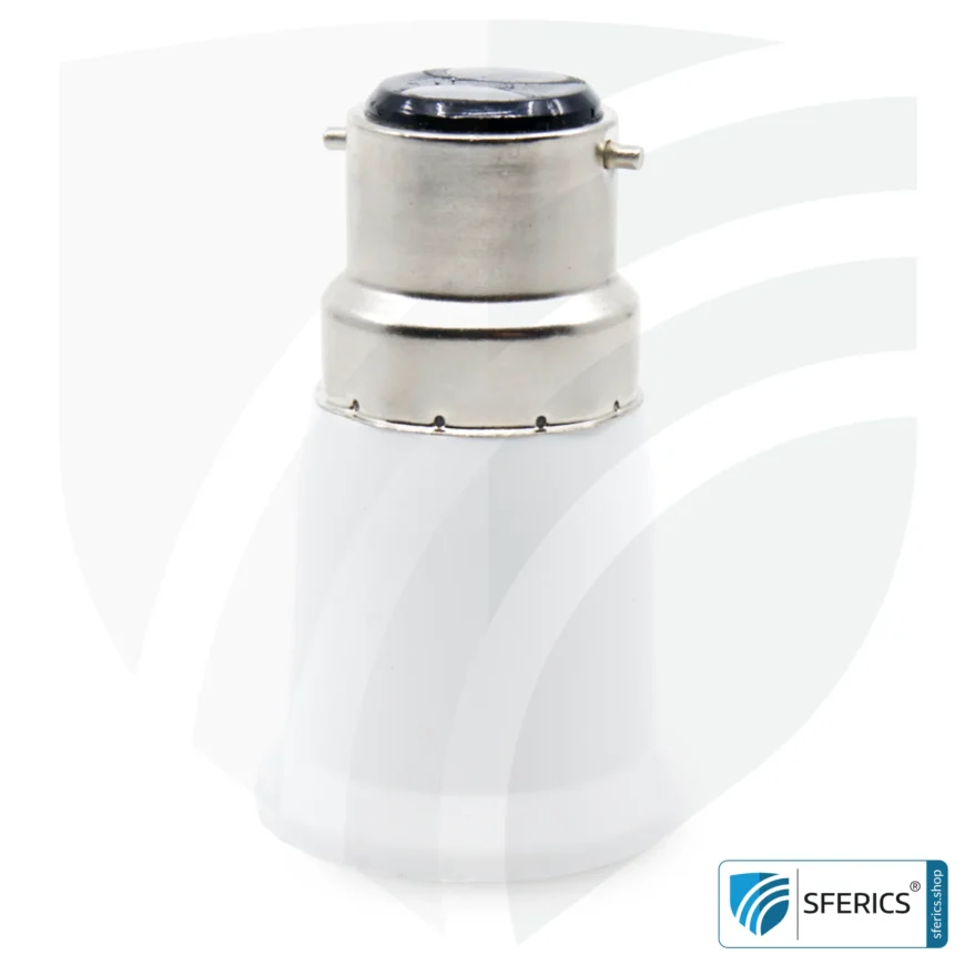 Universal adapter bulbs | E27 bulbs on B22 bayonet socket
