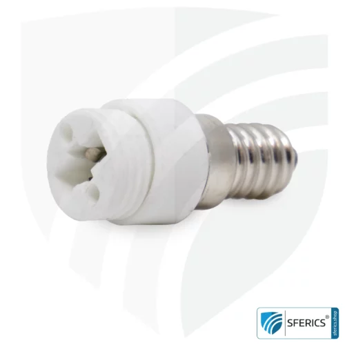 Universal adapter bulbs | G9 bulbs on E14 socket