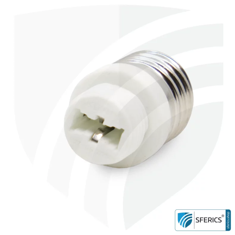 Universal adapter bulbs | G9 bulbs on E27 base