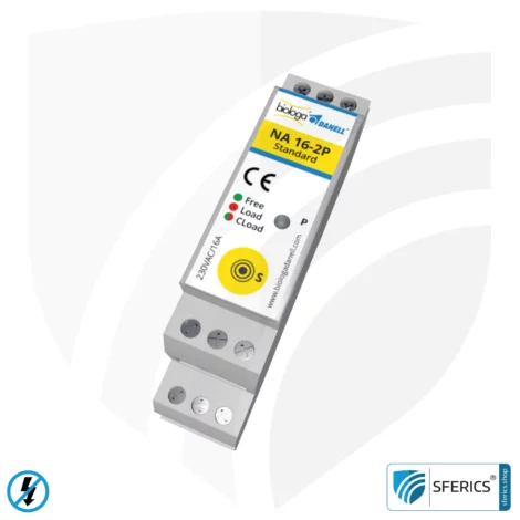 Demand switch NA 16-2P Standard | double-pole disconnection | self-learning | including LED indicator light