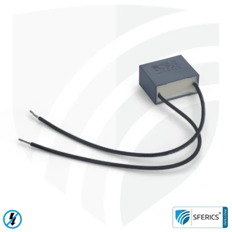 X21 mains filter 1 µF | capacity filter against dirty electricity