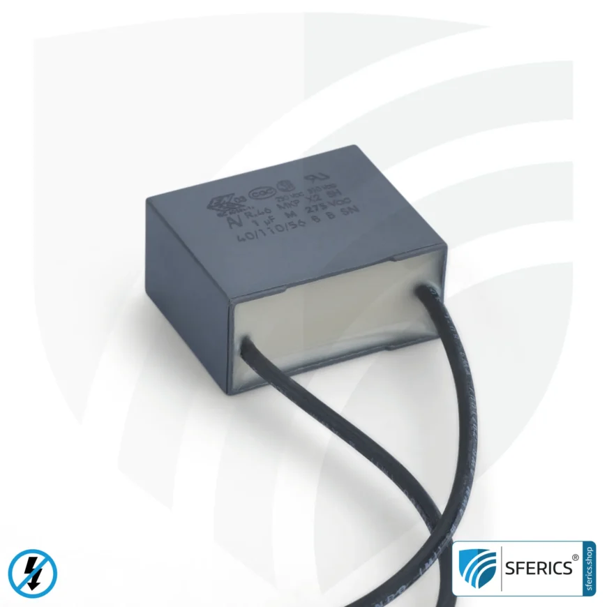 X21 mains filter 1 µF | capacity filter against dirty electricity