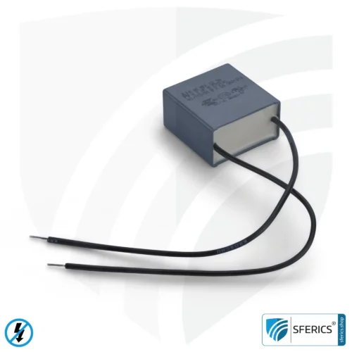 X25 mains filter 4.7 µF | more powerful capacity filter against dirty electricity