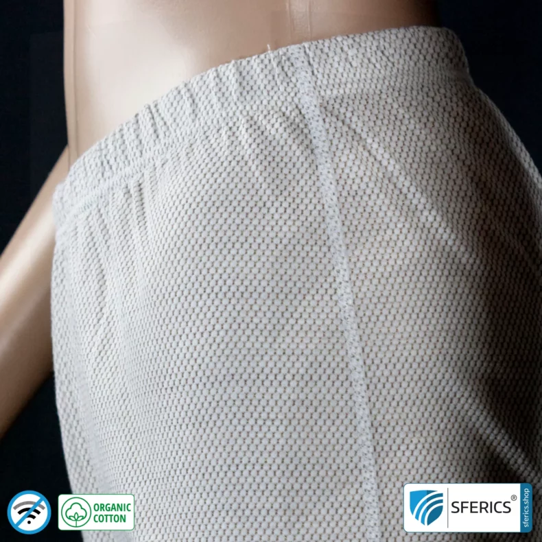 Shielding ANTIWAVE shorts for women | Protection up to 30 dB against HF electrosmog (mobile phone, WIFI, LTE) | Ideal for electrosensitive people