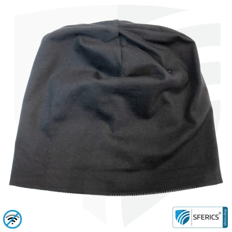 ANTIWAVE shielding cap Beany | protection against electrosmog HF with efficiency up to 99,9 % (cell phone, WIFI, LTE) | 5G ready!