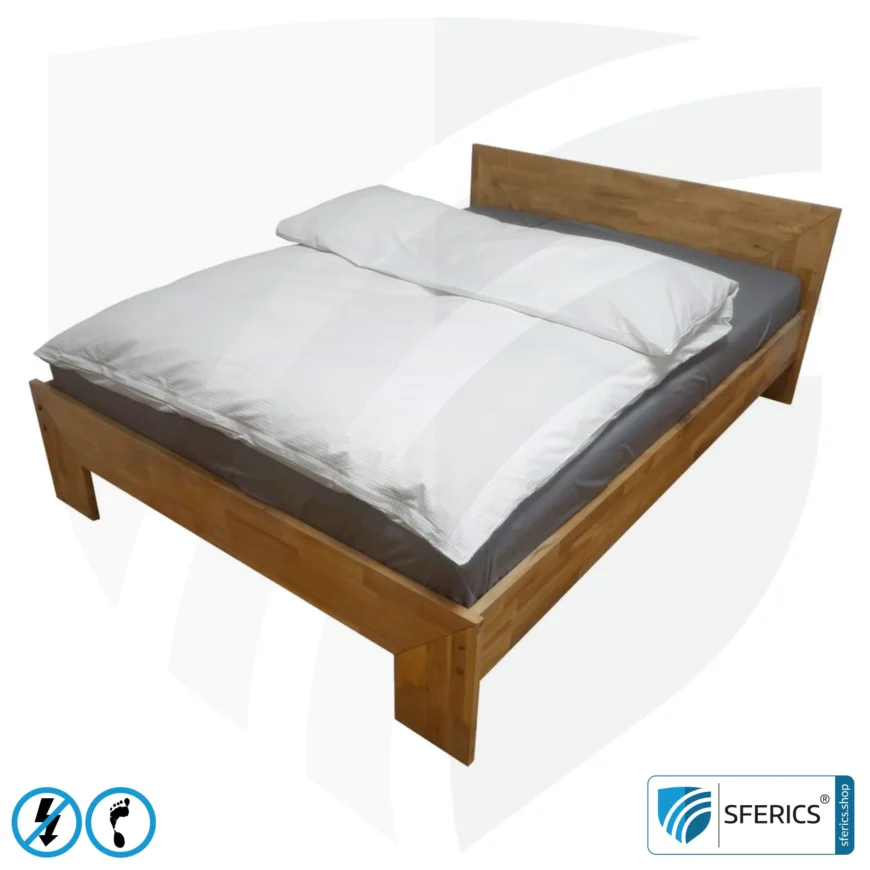 Duvet cover | 135 x 200cm | Shielding of low-frequency electrical alternating fields | Enables Earth Connect* | Not suitable for shielding WIFI, LTE, 5G, etc.!