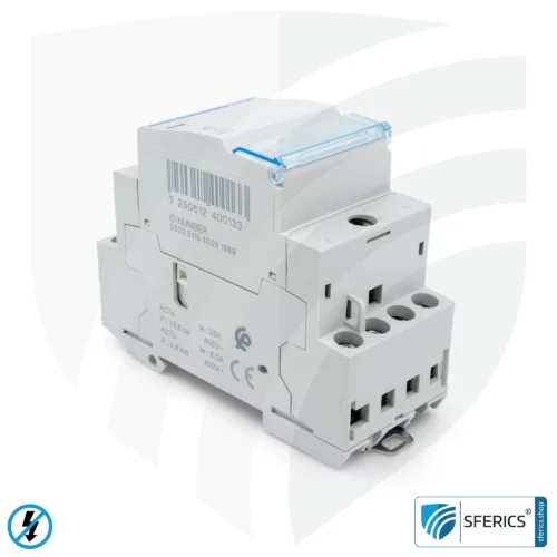Auxiliary relay ESC 425S | Mains disconnection of 3~ phase consumers, several circuits, ... | Expansion of the field disconnect switch NA 16-1P Funk | Master switch set up