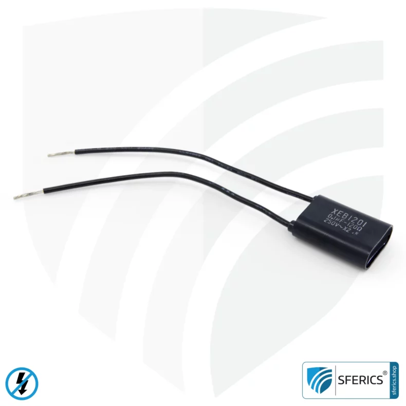 RC Network XEB1201 | RC element for the auxiliary relay ESC 425S | To prevent interference | Master switch set up
