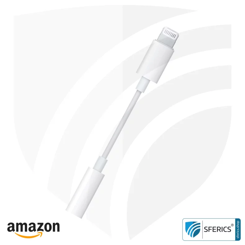 Adapter Jack to Lightning | iPhone / iPad | Supplement for headsets with a jack plug
