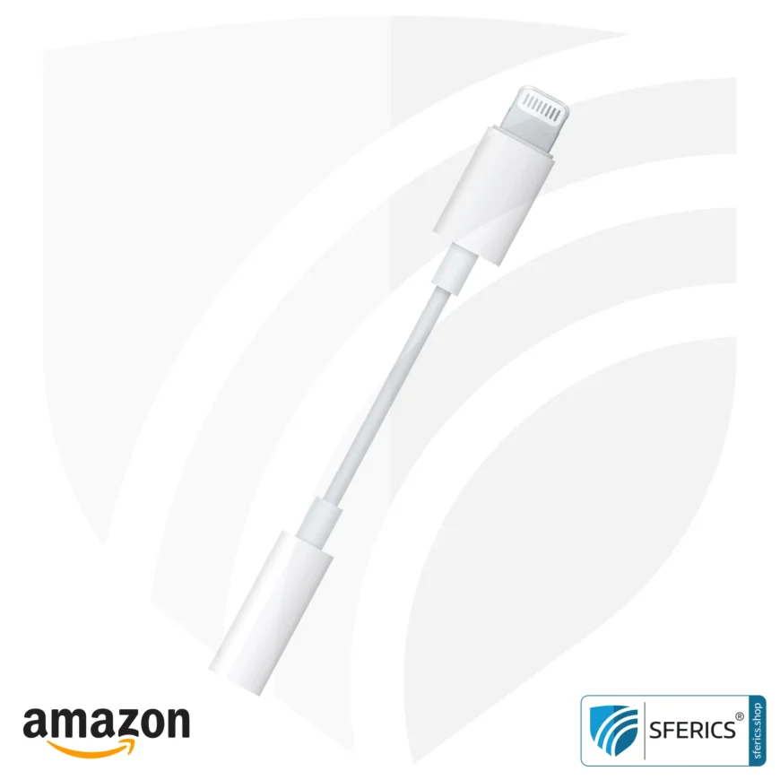 Adapter Jack to Lightning | iPhone / iPad | Supplement for headsets with a jack plug