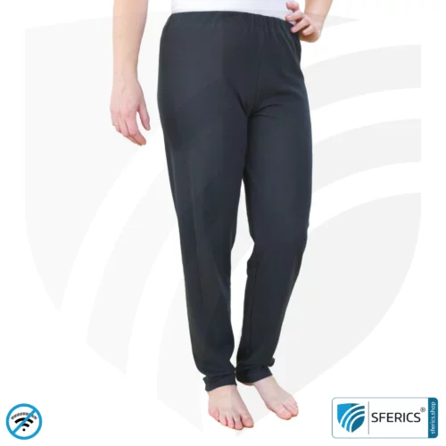 Underpants, shielding + black | Protection up to 40 dB from RF electrosmog (mobile phone, WIFI, LTE) | Durable, made of Black-Jersey shielding fabric | 5G ready!