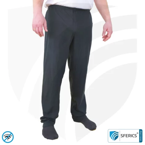 Shielding underpants, black | Protection up to 40 dB from RF electrosmog (mobile phone, WIFI, LTE) | Durable, made of Black-Jersey shielding fabric | 5G ready!