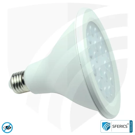 PAR38 LED Full Spectrum Spotlight with 14.5 Watts | Bright as 130 Watts, 1280 Lumens | Plant Lamp | CRI 98 | Flicker-Free | Daylight | E27 | Business Quality