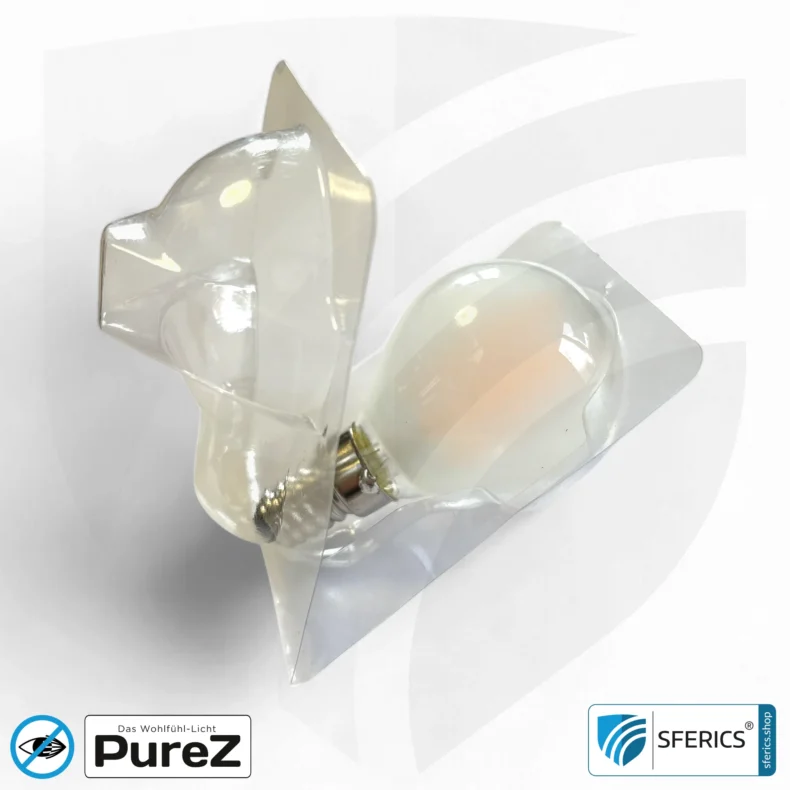 4 Watt LED Filament Pure-Z NEO | Bright as 38 watts, 400 lumens | CRI 97 | flicker-free | warm white | E14